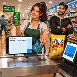 أيقونة Supermarket Chaos Simulator 3D