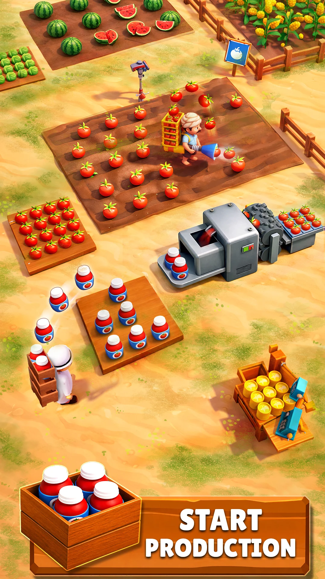 My Perfect Farm: Idle Tycoon screenshot